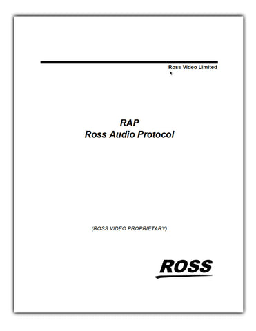 RAP - Ross Audio Protocol